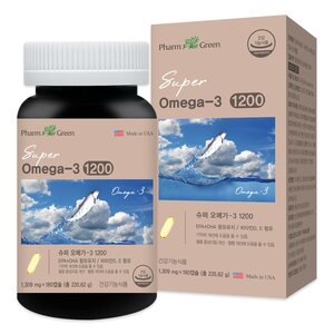 팜그린 오메가3 영양제 180정 비타민D 비타민E 건강기능식품